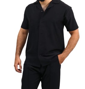 Chándal de media manga clásico para hombre para días de verano - Product Image 5