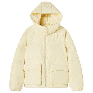 Manteau réversible en laine d'agneau personnalisé en usine, veste d'hiver à fermeture éclair, doudoune pour femme, manches longues, vente de manteaux pour femme - Product Image 5