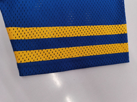 Vente en gros de maillots personnalisés pour hommes à manches courtes en coton/polyester, écologiques, anti-boulochage, avec blocs de couleur, passepoilés, brodés et à séchage rapide