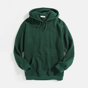 Vêtements de sport quotidiens décontractés pour hommes, sweat-shirt à capuche avec fermeture éclair, nouveauté, prix de gros d'hiver teints en couleur unie pour l'hiver - Product Image 1