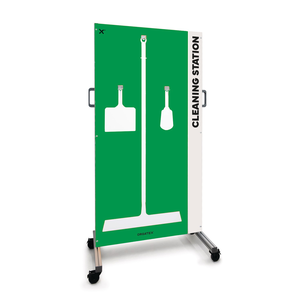 Stazione di Pulizia Mobile M, Verde, 90cm x 180cm - RS-MO-M-05 - Product Image 1