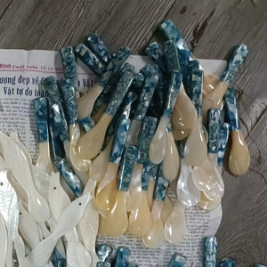 Cuchara de nácar hecha a mano de Vietnam, precio barato, utensilio de concha natural duradero - Product Image 1