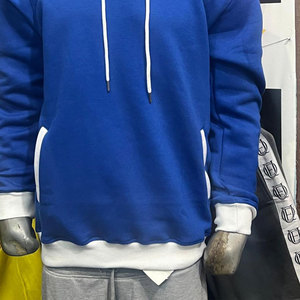 เสื้อสเวตเตอร์มีฮู้ดแบบสวมหัวของผู้ชายเสื้อสเวตเตอร์แบบเรียบง่ายโลโก้ที่กำหนดเอง - Product Image 6
