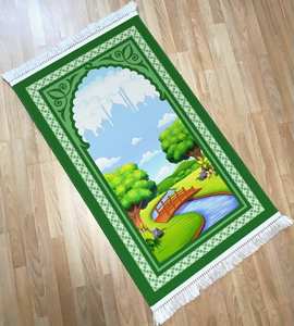 Tapis de prière pour enfants de haute qualité, fabriqué en Turquie - Product Image 1