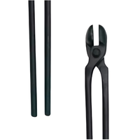 Pinces de maréchal-ferrant forgées à la main pour tenir la chaussure, outils de maréchal-ferrant, timbre plus complet et pinces forgées de maréchal-ferrant