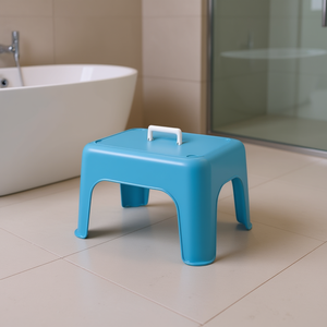 Tontarelli DUMBO <b>STOOL</b> Assorted Stackable <b>Bathroom</b> <b>Stool</b> Handle 39x24x30cm Bath & Toilet Supplies - Product Image 3