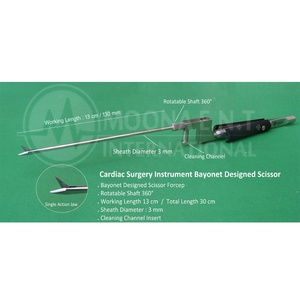 Instrument de chirurgie cardiaque, forceps à ciseaux rotatifs à 360 degrés, microchirurgical neurochirurgical manuel - Product Image 1