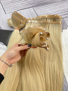 Extensions de cheveux vierges vietnamiennes Super Double Drawn à bandes adhésives par Nasa Hair, 22-30 pouces, cheveux humains lisses, prix de gros - Product Image 1