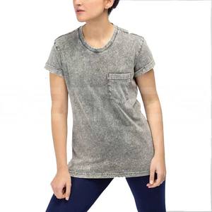 Camiseta de alta calidad para mujer con bolsillo frontal, camisetas de alta calidad para mujer, venta al por mayor, proveedor de manga corta para mujer de Pakistán - Product Image 1