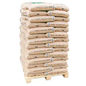 Buy Natural Pine Wood pellets High Quality A1 6mm 8mm 15kg Eco Friendly | White Pine Wood Pellets EN+A1 6mm Spruce Wood Pellets