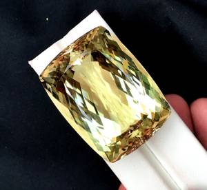 Pierre précieuse en citrine jaune naturelle, taille radiante, certifiée IGI, 2,00 carats, pour la fabrication de bijoux, pour hommes et femmes, cadeau spécial, festival - Product Image 6