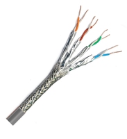 Kabel jaringan CAT 8 kualitas tinggi 100/305/500M kotak CAT8 kabel Lan SSTP SFTP CAT8 kabel ethernet