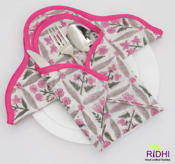 Watermelon Pink Artichoke And Seaweed Green