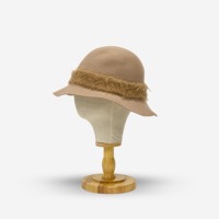 Sombrero Formal Premium para mujer, duradero y cómodo, Cloche de fieltro suave, elegancia Vintage para la temporada de invierno, tamaño adulto
