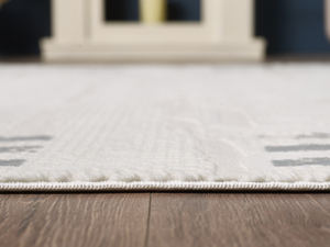 Alfombra turca de lujo hecha a máquina, modelo Inci Diamond Grey, premium para sala de estar, del fabricante de Gaziantep. - Product Image 4