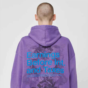 High Quality Unisex Streetwear College Hoodies Custom No String <b>Raw</b> Hem Cut Edge Pullover Custom Logo Pattern Print Mens Hoodie - Product Image 1