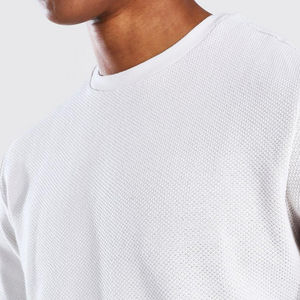 Ensembles courts de gymnastique d'été pour hommes de haute qualité dernier t-shirt en microfibre de style High Street et short imprimé respirant et grande taille - Product Image 5