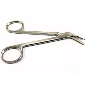 Tijeras de ligadura de acero inoxidable Spencer de alta calidad de 5,5 "con gancho delicado de media luna para eliminación de suturas - Product Image 4