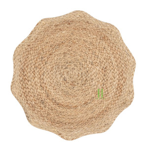 Assiette de charge festonnée tissée à la main assiettes de chargeur en rotin Boho pour la décoration de la maison napperon fait à la main pour le restaurant de fête de mariage - Product Image 3