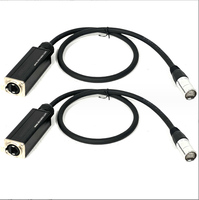 Conectores Newtrik EtherCON para redes Ethernet de audio RJ45 que transportan señales de datos GPRS Control de iluminación