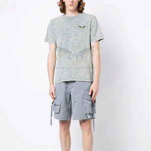 Respirant Street Wear Hommes Lavage À L'acide T-shirts Vente Chaude Léger Lavage À L'acide T-shirts - Product Image 2