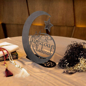 Centro de Mesa Decorativo de Metal para Ramadán con Patrones Intrincados para Celebraciones, Espacios de Banquetes y Villas Tradicionales - Product Image 3