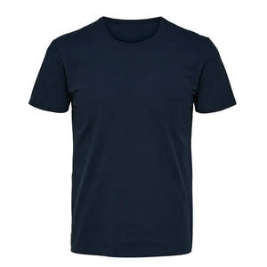 T-shirts en coton uni au design simple, nouvelle collection pour hommes, style à manches courtes, t-shirts vierges - Product Image 1