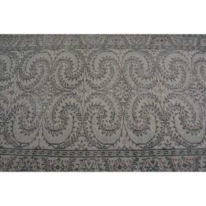 Tapis Vintage Turc Beige 4 '4 "X 8' 1" Fait à la Main en Laine et Fourrure Rectangulaire Patchwork Design pour Adolescents Chambres Latex Soutenu - Product Image 5