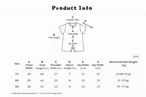 Combinaison pour bébé JALBEBE en coton 100% respirant, à manches courtes, avec fermeture à pression sur le devant, pour l'été, vente en gros - Product Image 6