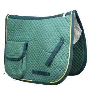Nouveaux tapis de selle d'équitation de dressage élégants et respirants avec poche, mousse confortable, tissu premium, vente en gros - Product Image 2