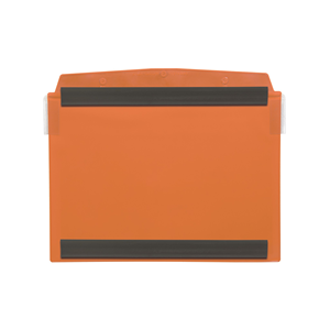 Portadocumenti con flap protettivo, magnetico, A4 orizzontale, Arancione, 2 strisce magnetiche, 10 pz. / confezione.- SD2M/4111- - Product Image 2