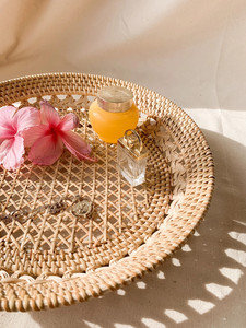 Mantel individual de ratán de calidad sostenible de gran venta para decoración de fiestas Mantel Individual de ratán redondo para decoración del hogar hecho en Vietnam - Product Image 6