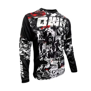 Conjunto de Ropa de Carreras de Motocross, 100% Poliéster, Alta Calidad, Manga Larga, Transpirable, Resistente al Viento, Nombre del Equipo Personalizado - Product Image 2