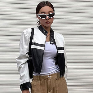QASWA SPORTS Women's Genuine Leather <b>Motorcycle</b> Jacket-Eco-Friendly Windproof Breathable Fur Trim Zipper Closure Made Pakistan - Product Image 5
