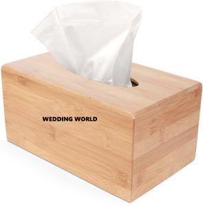 Boîte à mouchoirs en bois de luxe classique élégant fait à la main forme Rectangle meilleure vente cuisine décorative nouvelle boîte à mouchoirs en bois en gros - Product Image 1