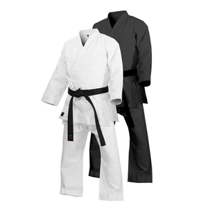 Logo personnalisable de haute qualité 100% coton Jiu Jitsu brésilien Gi Double vague bas prix 320g Arts martiaux karaté uniforme pour - Product Image 5