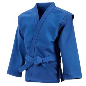 Kimono al por mayor para Sambo Fishbone sin forro, densidad azul 550-600g/m2 - Product Image 2