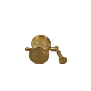 ชุดครกทองเหลืองและสากสำหรับใช้ในร้านอาหารเครื่องครัวทำด้วยมือ - Product Image 6