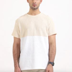 Premium hombres 100% algodón serigrafiado Slim Fit cuello redondo 160g Jersey alta calidad Anti-Shrink Crew Fitness gráfico camisetas - Product Image 1