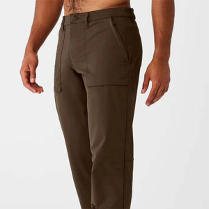 Impressionnant Pastel Hommes Pantalons De Golf Hommes Slim Fit Stretch Robe Pantalon avec Bouton et Fermeture Éclair Fabriqué avec le Meilleur Matériel - Product Image 1