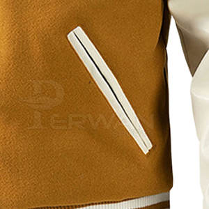 Meilleure vente Veste d'hiver Letterman pour hommes, vêtements coupe-vent de haute qualité à col montant et à la mode de style nouveau - Product Image 5