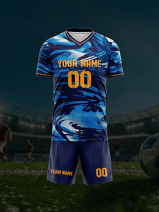 Camiseta de fútbol americano hecha a medida de alta calidad, Camiseta corta de equipo de sublimación impresa, camiseta de fútbol y fútbol americano Premium - Product Image 5