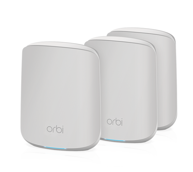 Netgear AX1800 Dual-Band WiFi 802.11ax Mesh System with WDS/WPS Support (Home Use VoIP Enabled) (RBK353)