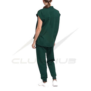 ชุดเครื่องแบบพยาบาลสำหรับผู้หญิงชุดเสื้อสครับสำหรับวิ่งออกกำลังกายผ้าโพลีเอสเตอร์ระบายอากาศได้ดีขายส่ง - Product Image 5