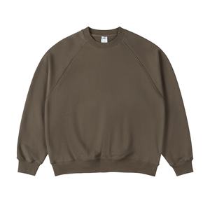 Último estilo tendencia personalizado invierno sudaderas hombres venta al por mayor bordado Simple pulóver Unisex alta calidad poliéster/algodón - Product Image 3