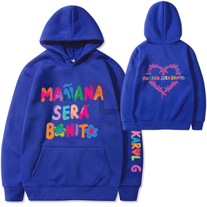 Transpirable Basicscotton Blended Puff Print Hoodie Logotipo personalizado Hombres Moda Cálido Manga larga Suave Cómodo Ropa de invierno - Product Image 4