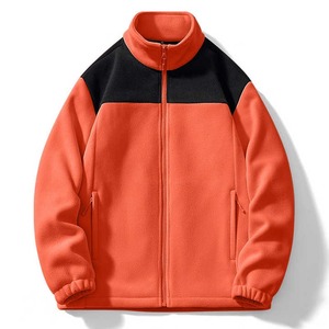 Logotipo personalizado transpirable al aire libre mujeres hombres ropa de trabajo uniforme invierno personalizado deportes cálido Polar cuello alto chaqueta - Product Image 1