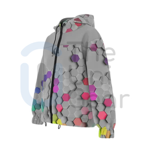 เสื้อแจ็กเก็ตกันลมสไตล์ไฮสตรีทเสื้อแจ็คเก็ตมีซิปปิดเสื้อไนลอนสีทึบด้านหน้าสำหรับผู้หญิงสำหรับฤดูใบไม้ผลิ - Product Image 2