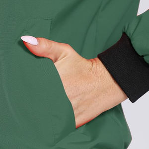 Chaquetas Cortavientos de Manga Larga con Logotipo Personalizado para Chicas, Diseño OEM, Chaqueta Bomber Ligera para Mujer - Product Image 6