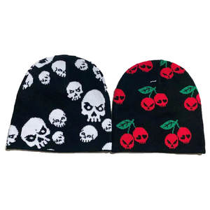 Wholesale Camouflage Bows Breathable Waterproof Unisex Streetwear Knit Hats Sport Custom Labels Beanie Hat - Product Image 1